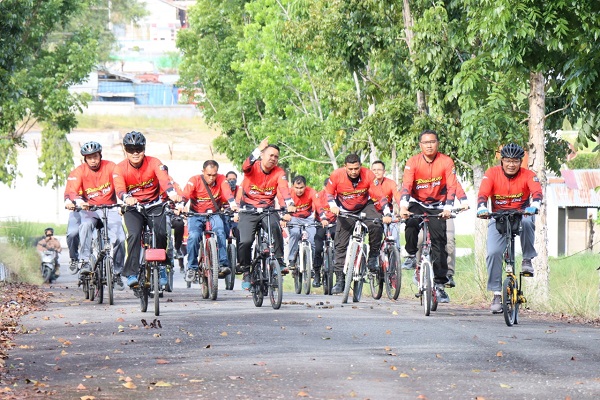 Family Gathering Digelar oleh Polres Rohil dalam Rangka HUT Bhayangkara ke-76