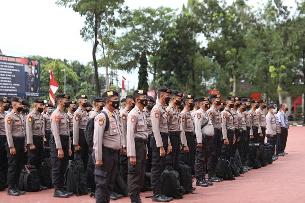 Polda Sumut Berangkatkan Sebanyak 550 Personel untuk Amankan Pilkades Palas