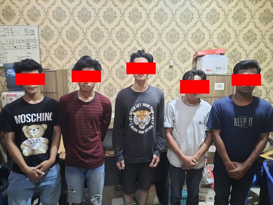 Respon Cepat Informasi Masyarakat di No WA Kasat Reskrim Polrestabes Medan, 8 Anggota Geng Motor Diamankan