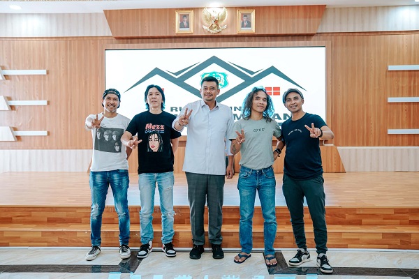 Terima Kunjungan Slank, Bobby Nasution Menyampaikan Harapan Ekonomi Kreatif Medan Bangkit, Maju dan Berkembang