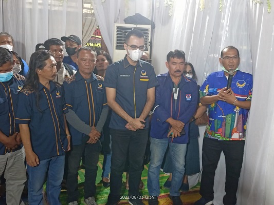 DPD Partai Nasdem Kota Medan Melayat ke Rumah Duka