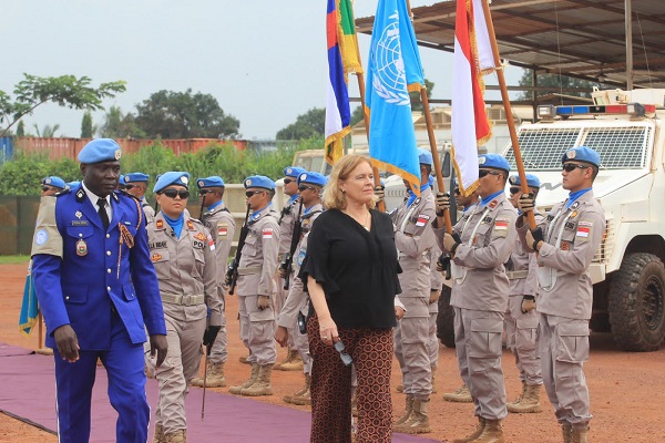 Garuda Bhayangkara Indonesia Meraih Penghargaan Internasional dari PBB