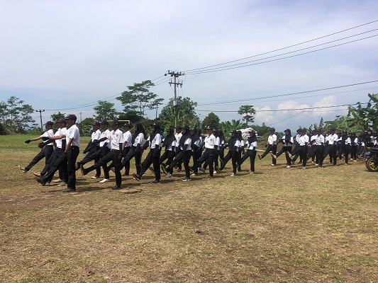 Paskibra Kecamatan Cidahu Siap Kibarkan Bendera Merah Putih pada 17 Agustus