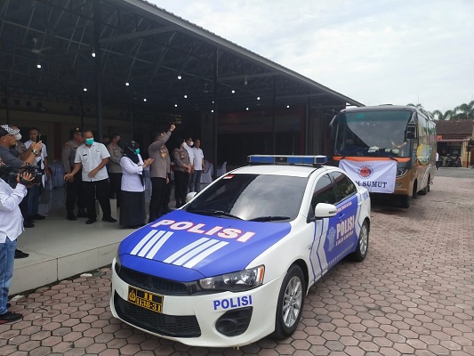 Polresta Deli Serdang Melepas Atlet HAPKIDO