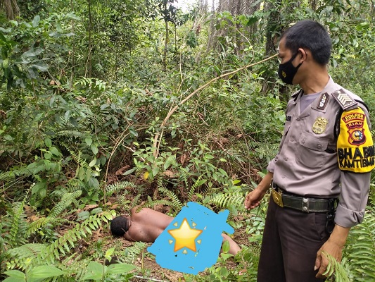 Seorang Pria Ditemukan Tak Bernyawa di Kebun