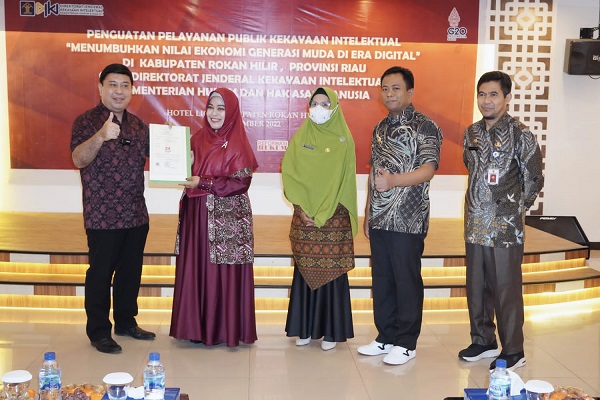 Acara Penguatan Pelayanan Publik Kekayaan Intelektual Dihadiri oleh Wabup Rohil