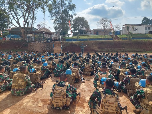 Motivasi kepada Anggota Diberikan oleh Dansatgas BGC TNI KONGA XXXIX-D