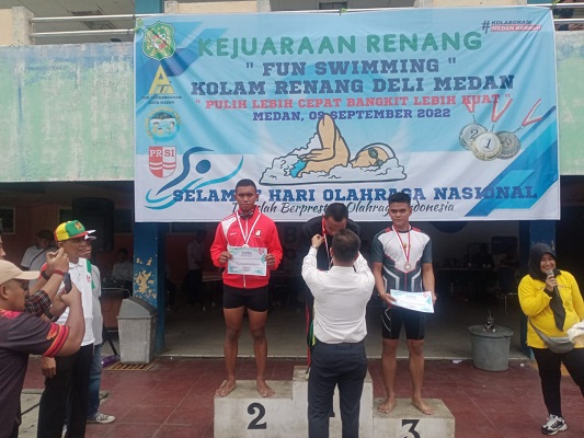 Raider 100/PS Mengukir Prestasi Gemilang di Kejuaraan Renang "Fun Swimming" Kolam Renang Deli Medan