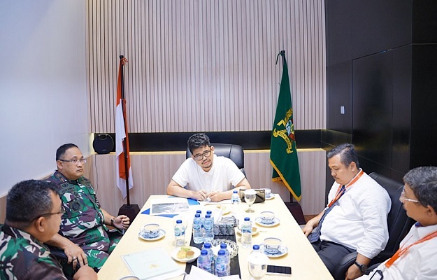 Danlantamal I Belawan Siap Berkolaborasi dengan Pemko Medan Dukung Penanganan Banjir Rob