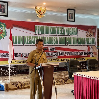 Kesbangpol Kota Medan Gelar Pendidikan Bela Negara