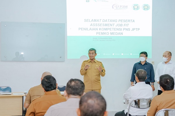 Petakan Kompetensi Pejabat Eselon IIB, Pemko Medan Menggelar Assassment Job Fit