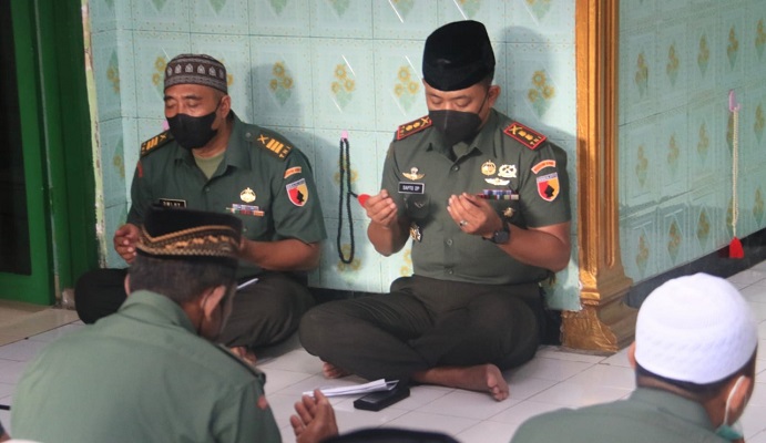 Kodim 0808Blitar Gelar Doa Bersama Peringati Hari Juang TNI AD ke-77, HUT Kodam VBrw ke-74 dan Hari Infanteri ke-74 
