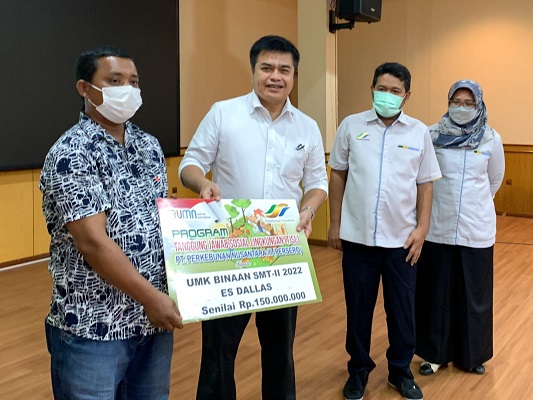 PTPN III Menyalurkan Rp 3,5 Milyar Program Pendanaan UMK Triwulan II Tahun 2022 dan Pelatihan Kewirausahaan