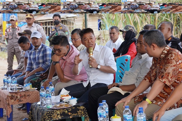 Pemkab Rohil Mempertemukan Masyarakat Kubu Kuba dengan PT Jatim dan PhR Bahas Soal Jalan Rusak
