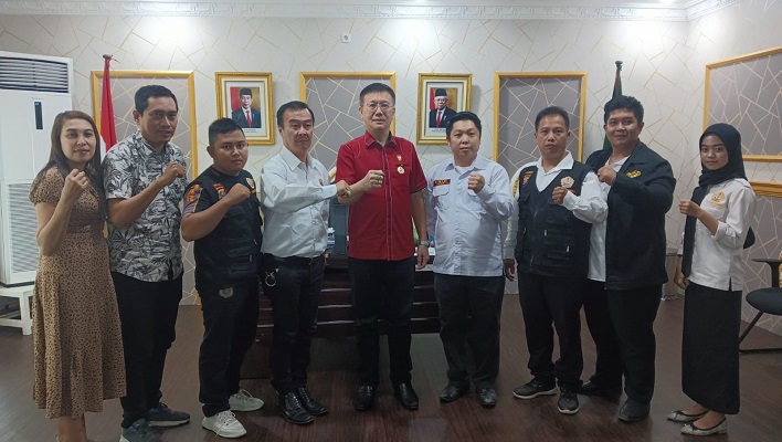 Ketua DPRD Kota Medan Menerima Audiensi Pokdarkamtibmas Bhayangkara Resor Medan