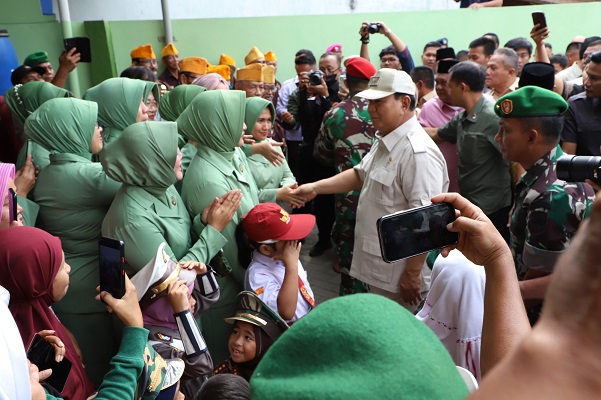 Menhan RI Babinsa Ujung Tombak Komando Teritorial dalam Mewujudkan Sishankamrata