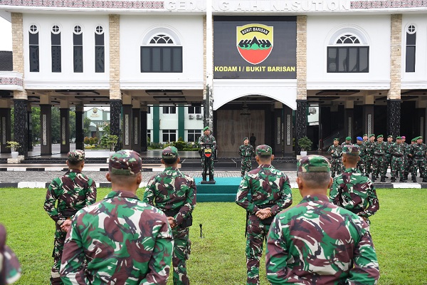 Pangdam IBB Kami Bangga Terima Kedatangan Satgas Apter dari Kodam XVIIIKsr