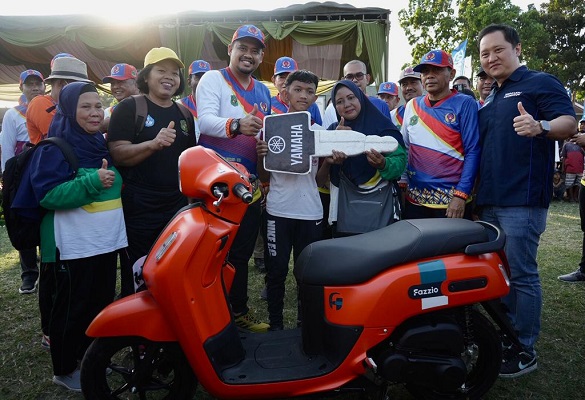 Bobby Nasution Tarik Undian Berhadiah, Siswa SDN 067254 Dapat Hadiah Sepeda Motor