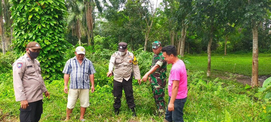 Jajaran Polresta Deli Serdang Memberikan Himbauan dan Sosialisasi Tentang Karhutla buat Masyarakat