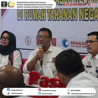 Sosialisasi di Rutan Kelas 1 Medan Digelar oleh Bawaslu Kecamatan Medan Helvetia