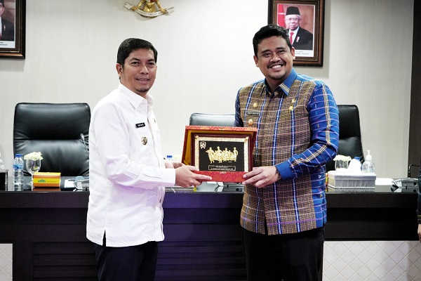 Terima Kunjungan Wali Kota Sawahlunto, Bobby Nasution: Tahun Ini Pembangunan Lebih Massif di Medan