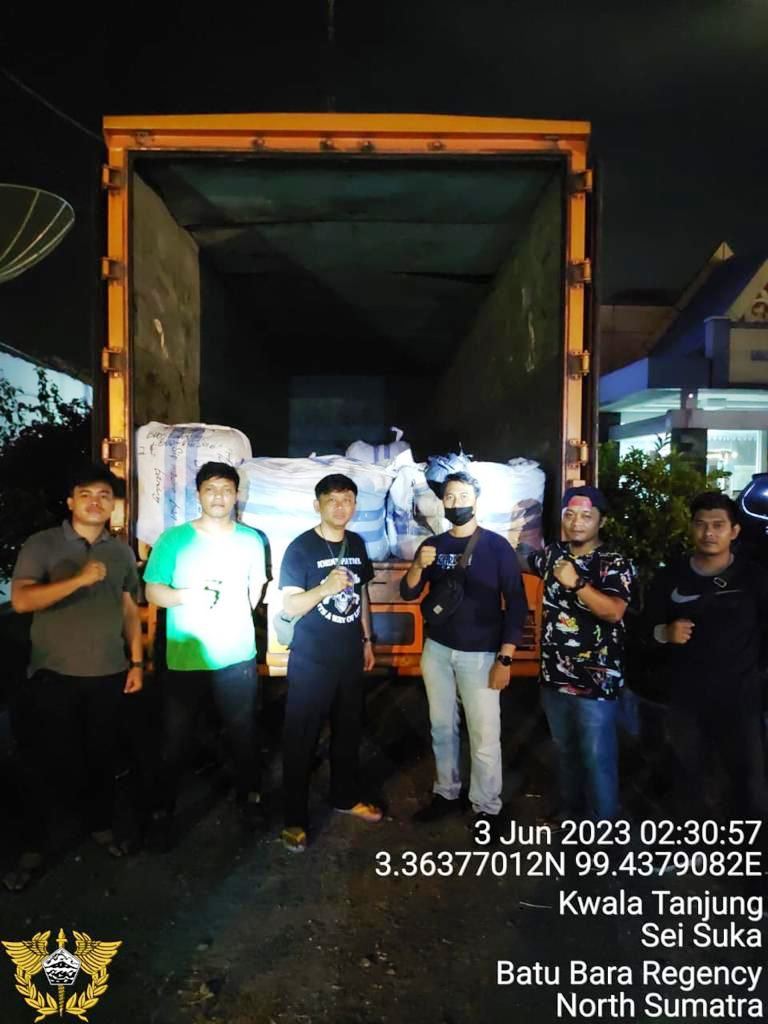 Denintel Kodam I/BB Bekerjasama Bea Cukai Gagalkan Penyelundupan Ball Press