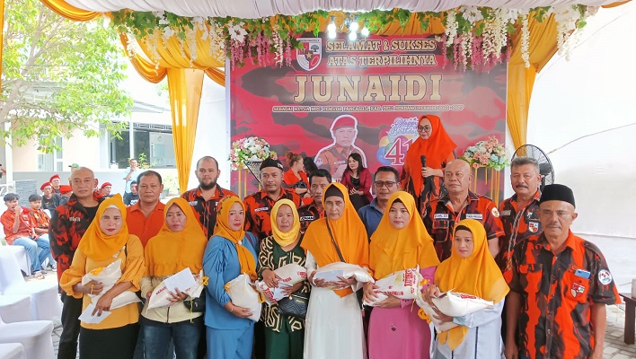 Acara Syukuran Sekaligus Ultah Ketua MPC PP DS Junaidi Berjalan dengan Sukses