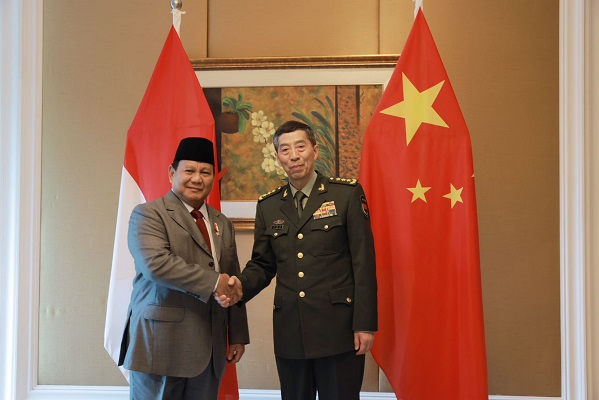Menhan Prabowo Berjumpa dengan Menhan China Bahas Kerjasama Komprehensif