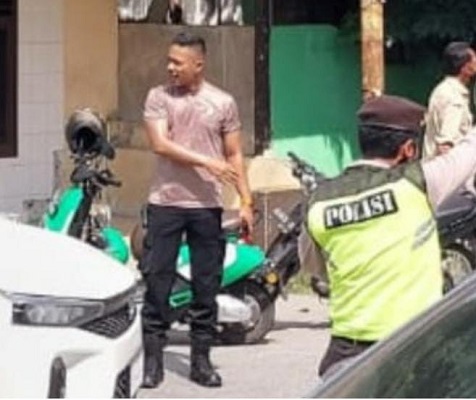 Respon Cepat Kapolsek Medan Timur Saat Menerima Kabar Adanya Kebakaran