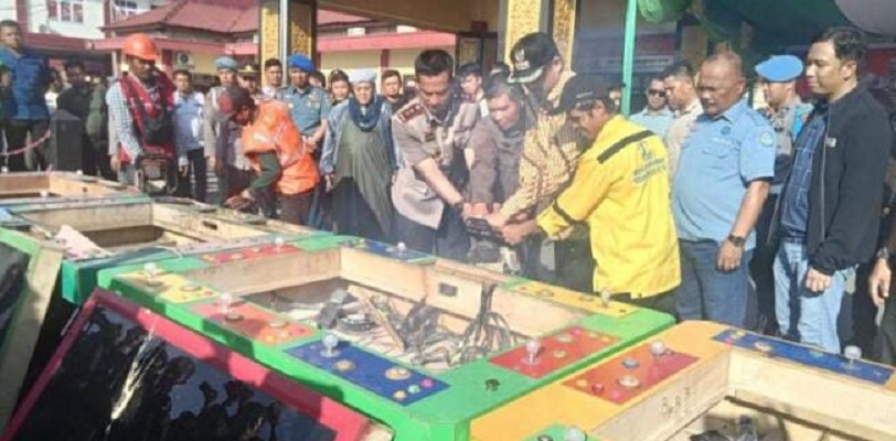 Kapolres Pelabuhan Belawan Beserta Unsur Forkompida Memaparkan Hasil Pengungkapan Kasus Kejahatan Narkoba dan Kriminal 