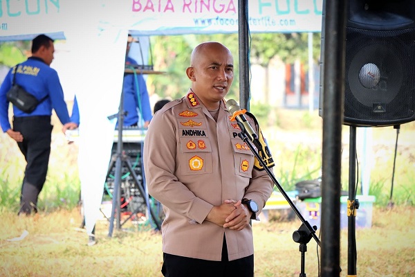 Kapolresta Pati Meresmikan Bantuan Berupa Sumur Bor dan Pompa Air