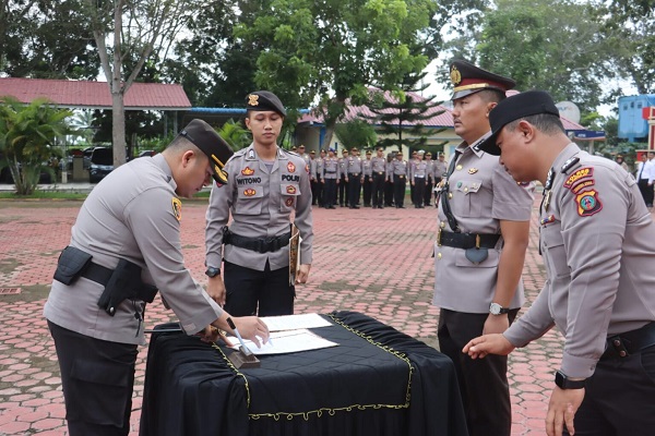 Pelantikan Jabatan dan Acara Perkenalan Kasat Reskrim Polres Langkat