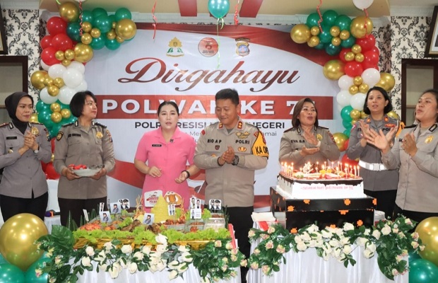 Syukuran Hari Jadi Polwan Ke-75: Polwan Siap Dukung Pemilu Damai Menuju Indonesia Maju