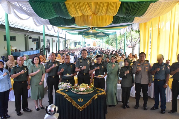 Dirgahayu KESAD Ke–78 Tahun, Kesdam IBB Adakan Acara Syukuran di Markas Komando Kesdam IBB