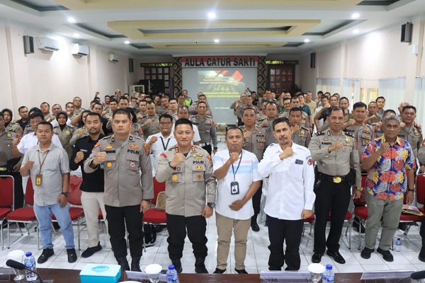 Polres Binjai Laksanakan Latihan PRA Operasi Kepolisian Terpusat Mantap Brata Toba 2023-2024