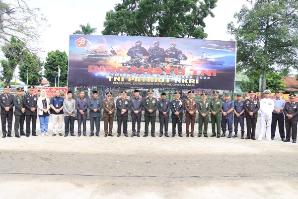 Polres Binjai Menyambut Semarak HUT TNI Ke-78 Tahun