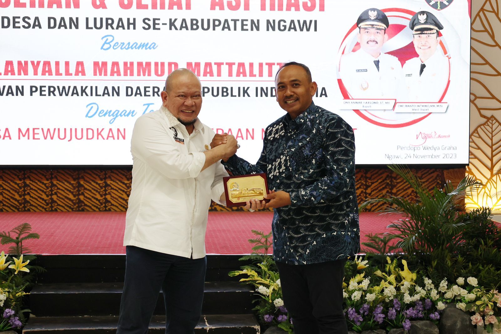 LaNyalla Mengajak Kabupaten Ngawi untuk Jaga Kedaulatan Pangan Indonesia