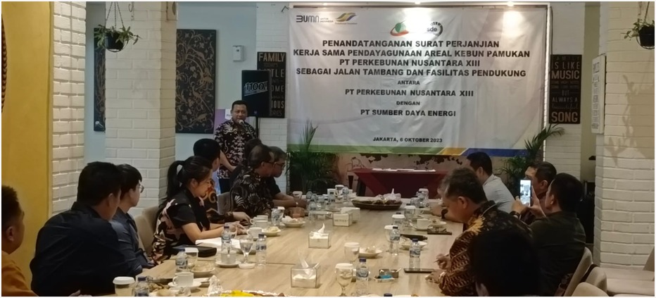 PTPN XIII Bersama PT SDE MoU Optimasi Pemanfaatan Aset