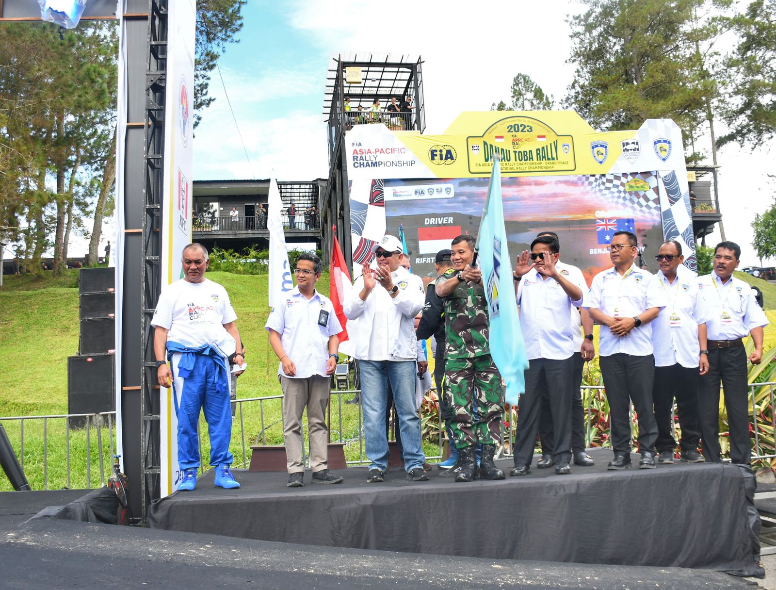Pangdam IBB Melepas Para Peserta Grand Final APRC Danau Toba Tahun 2023