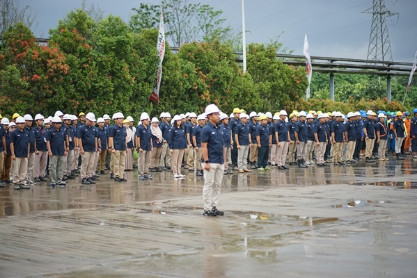 Peringati Bulan K3 Nasional 2024, Semen Baturaja Menggelar Apel dan Berbagai Perlombaan