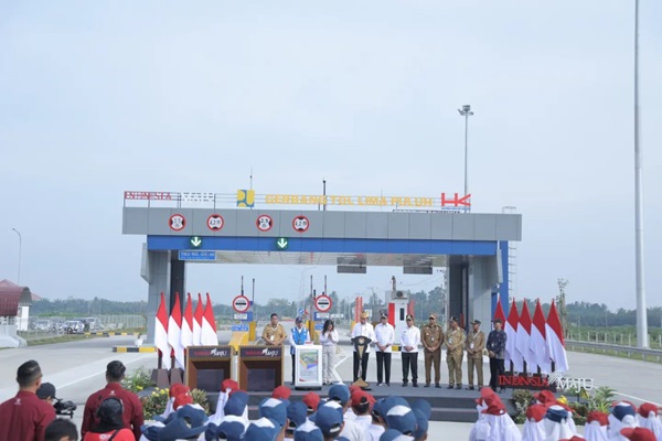 Presiden RI Meresmikan Jalan Tol Indrapura-Kisaran dan Jalan Tol Tebing Tinggi-Indrapura