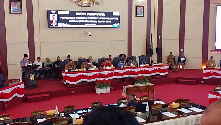 DPRD Medan Gelar Paripurna Perubahan Propemperda Tahun 2024