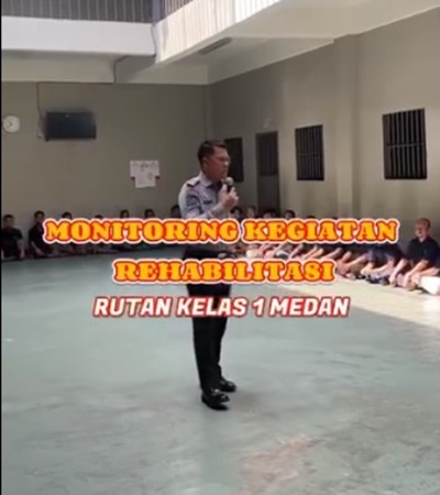 Monitoring dan Evaluasi Pelaksanaan Program Rehabilitasi Rutan I Medan