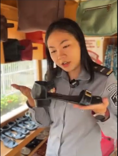 Sandal Model Baru Karya Warga Binaan Rutan Medan