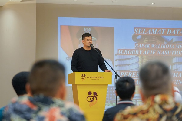 Wali Kota Medan Bobby Nasution Meresmikan Traumatology Center RS Regina Maris