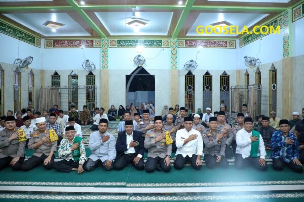 Kapolres Langkat Menyambut Kunjungan Wakapolda Sumut dalam Rangka Safari Ramadhan di Masjid Al-Ikhlas