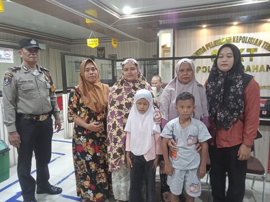 Polres Asahan Berhasil Mempertemukan Anak dengan Ibunya Kembali di Asahan