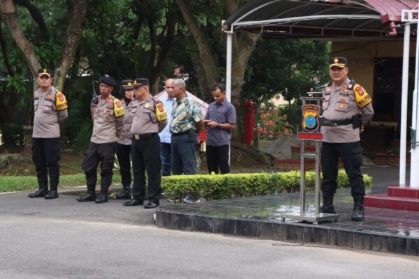 Polres Binjai Menurunkan Personil dalam Mengamankan Malam Takbiran 1445 H Tahun 2024