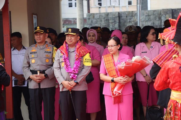 Polres Tanah Karo Menerima Kunker Kapolda Sumut ke Mapolres Tanah Karo
