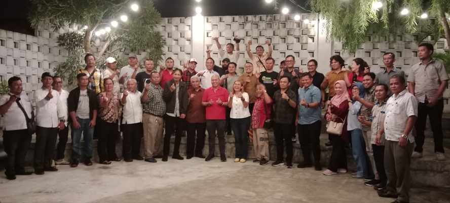 Nikson Nababan Bersilaturahmi Bersama SMSI Anggap Rakyat Itu Anak-anakmu